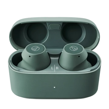 Audio-Technica ATH-CKS30TW+GR True Wireless aktív zajszűrős vezeték nélküli fülhallgató, zöld