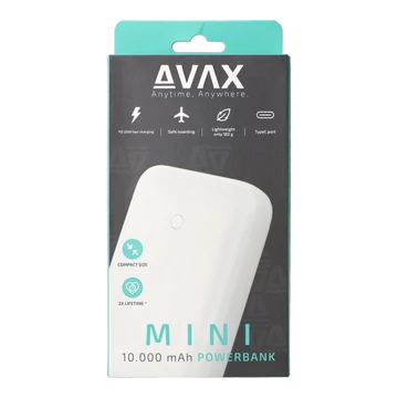 10000mah, gyorstöltés, gyorstöltő, hordozható telefontöltő, külső akkumulátor, powerbank, repülőn töltés, tablet töltés, telefon töltés, usb c töltés, mini powerbank