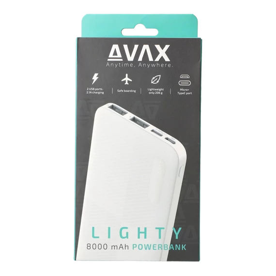 8000mah, hordozható telefontöltő, külső akkumulátor, powerbank, repülőn töltés ,telefon töltés, 