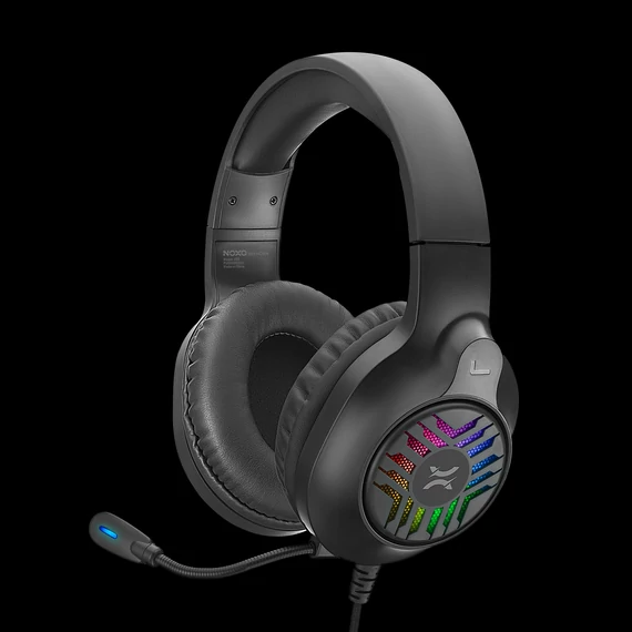 NOXO Skyhorn Gaming mikrofonos RGB fejhallgató