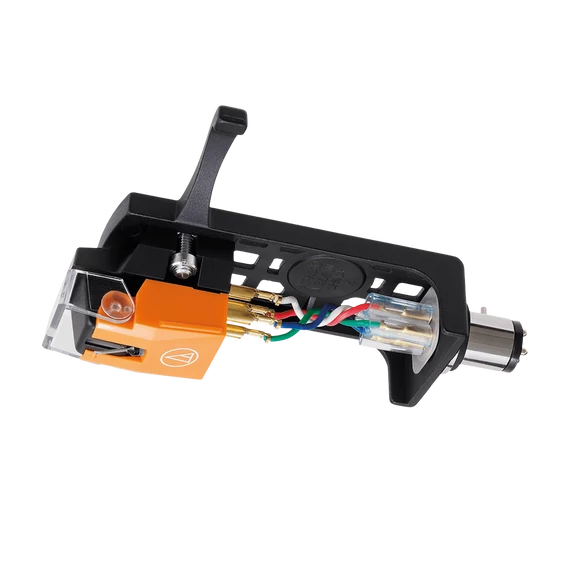 Audio-Technica VM530ENH Dupla mozgómágneses hangszedő elliptikus tűvel, HS10 Headshell-el