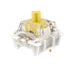 Kép 1/5 - gateron yellow switch, g pro 3.0 yellow, yellow linear switch, gateron sárga kapcsoló, gaming switch yellow, linear switch