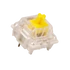 Kép 1/5 - gateron milky yellow switch, gateron ks-3x1 switch, lineáris mechanikus kapcsoló, gateron yellow switch, gateron switch 